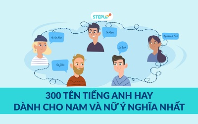 300 tên tiếng Anh hay dành cho nam và nữ ý nghĩa nhất缩略图