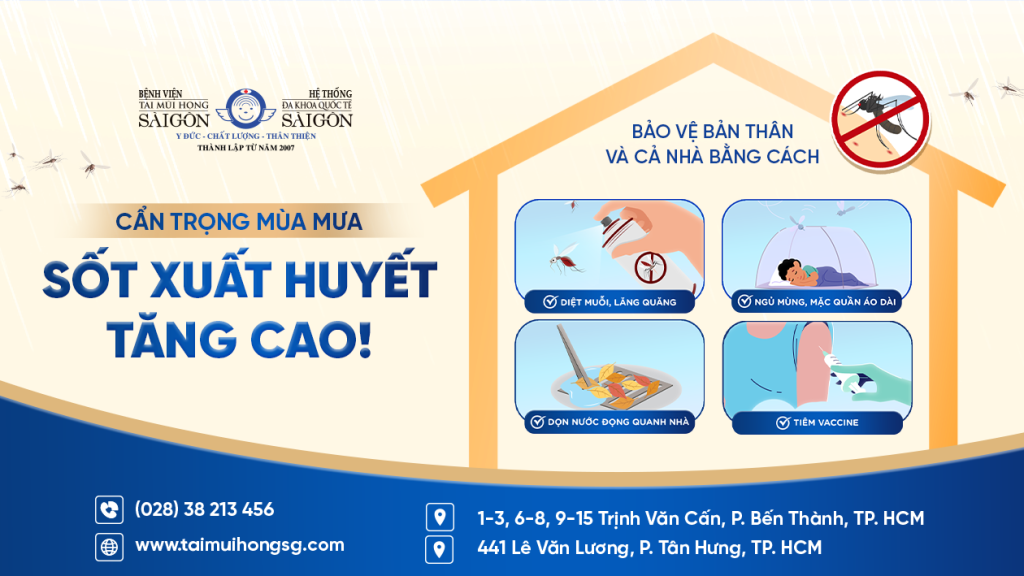 MÙA MƯA – GIA TĂNG NGUY CƠ SỐT XUẤT HUYẾT: CHỦ ĐỘNG PHÒNG BỆNH CHO CẢ GIA ĐÌNH缩略图